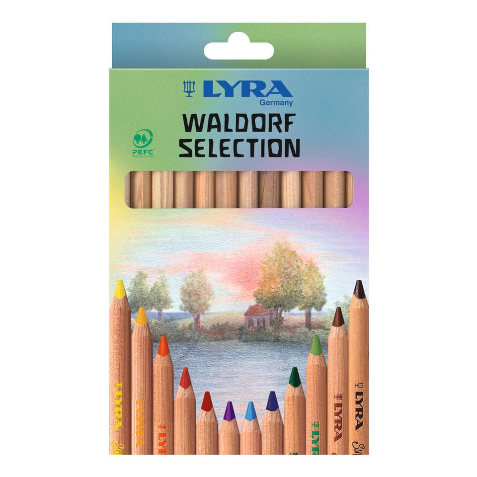Farbstifte Super Ferby 12 Stück   Waldorf Selection LYRA L3711121 LYRA L3711121 Waldorf Selection