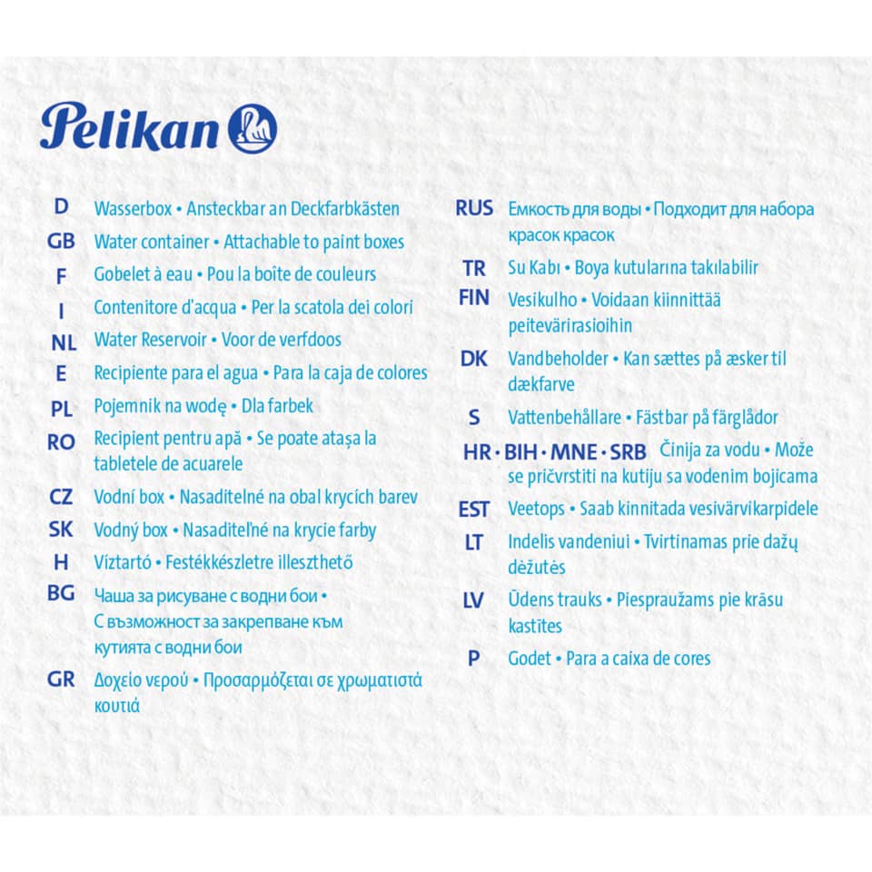 Wasserbox Space+ WSPB, blau PELIKAN 100435937 PELIKAN 100435937 800310 WSP8
