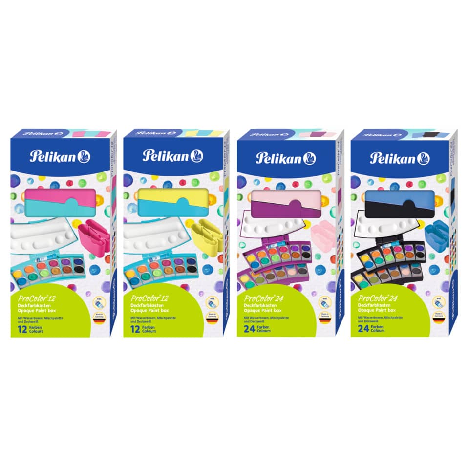 Farbkasten ProColor® 735 PC/12, 12 Farben, türkis/pink PELIKAN 300008241 PELIKAN 300008241 701198 735 PC/12