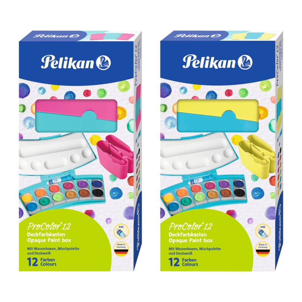 Farbkasten ProColor® 735 PC/12, 12 Farben, türkis/pink PELIKAN 300008241 PELIKAN 300008241 701198 735 PC/12