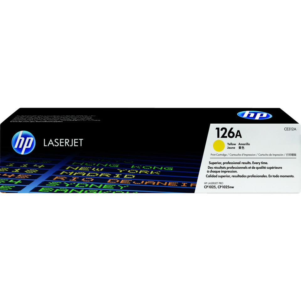 Lasertoner Nr. 126A, 1.000 Seiten, yellow HP CE312A