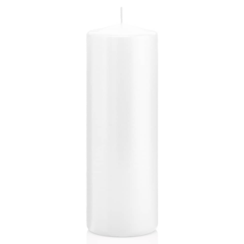 Stumpenkerze, 200x70mm, weiß  618326.004 618326.004 200x70mm