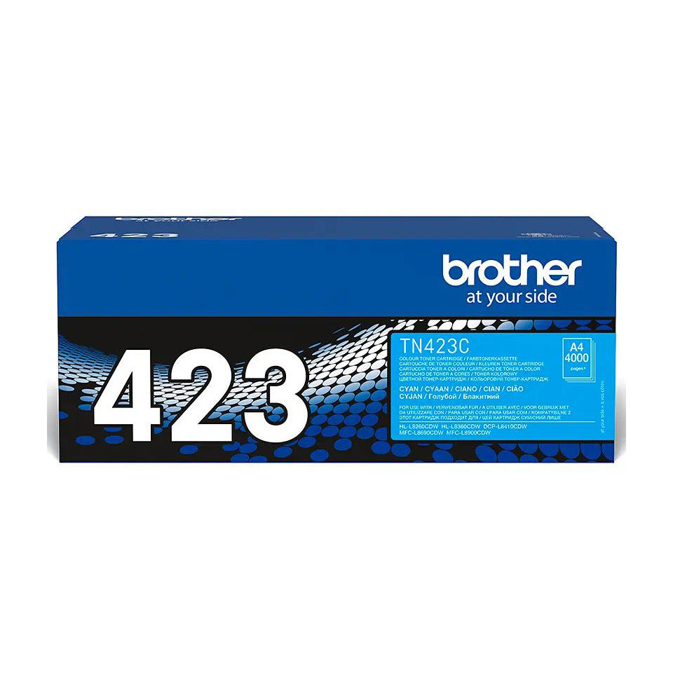 Lasertoner, 4.000 Seiten, cyan BROTHER TN423C