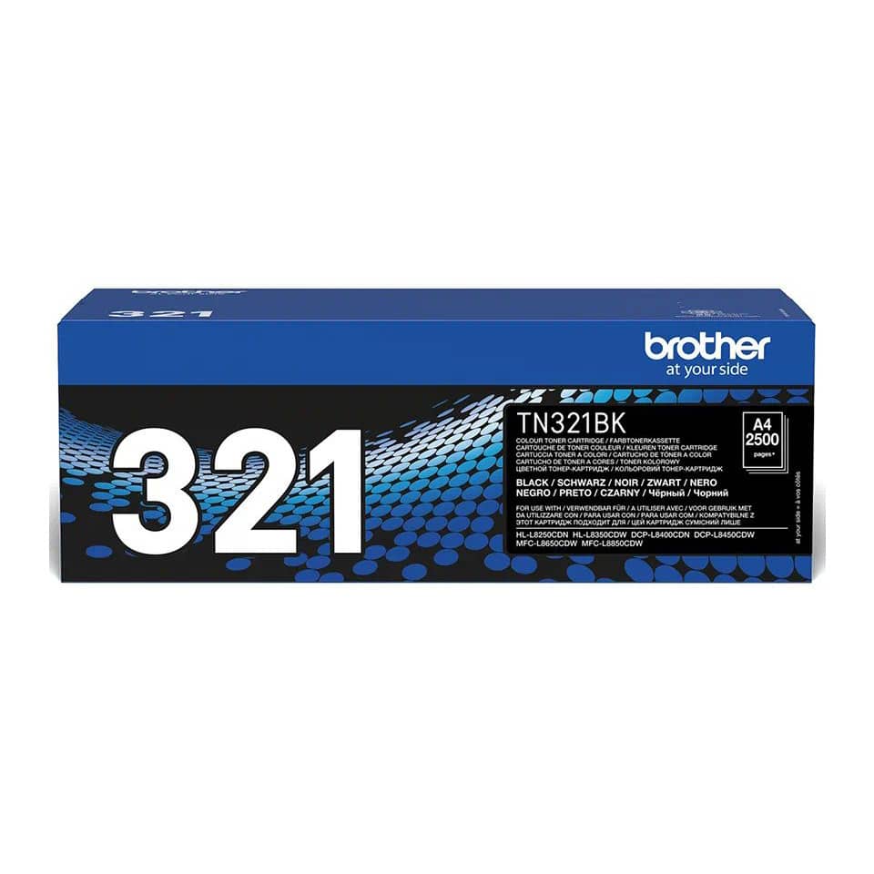 Lasertoner, 2.500 Seiten, schwarz BROTHER TN321BK