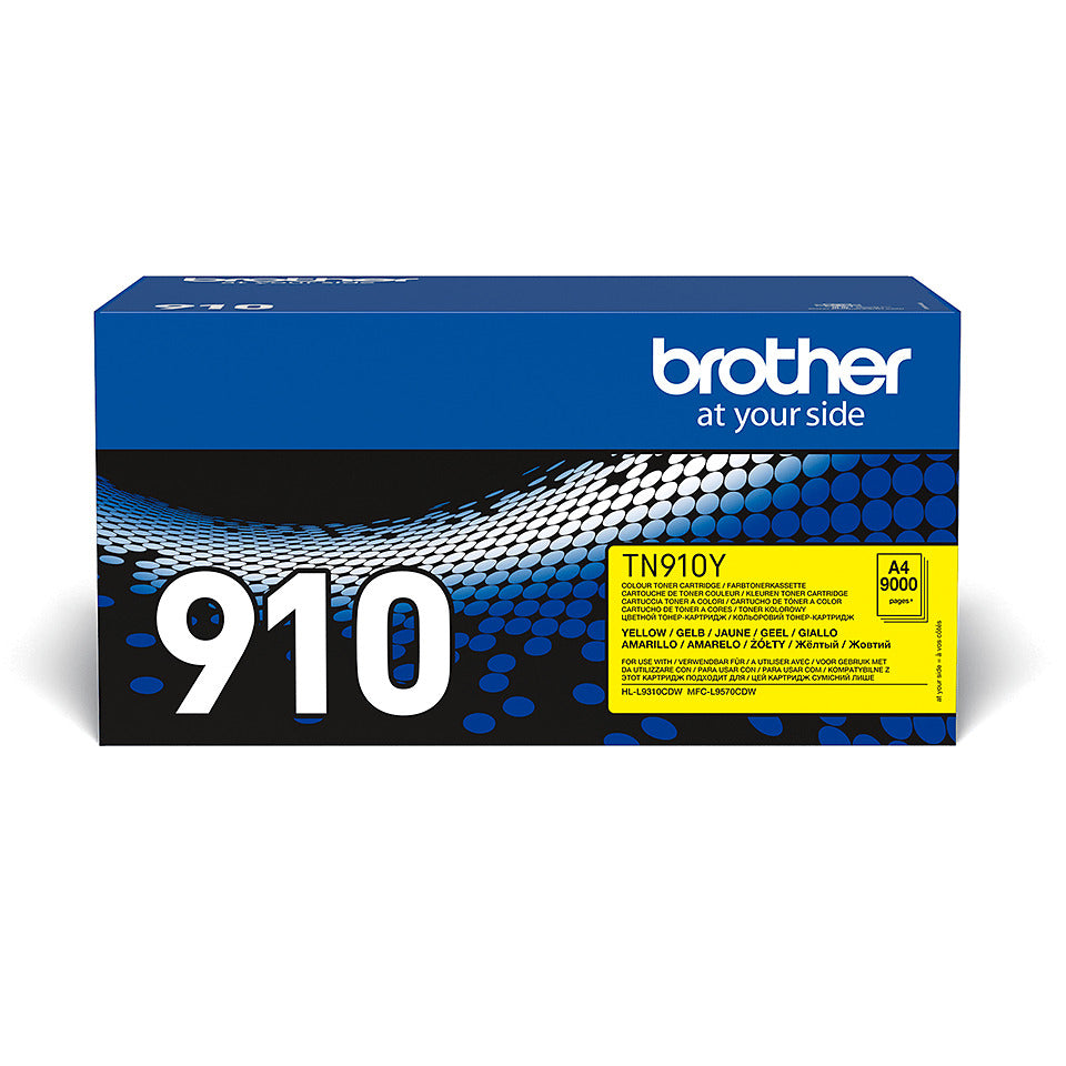 Lasertoner, 9.000 Seiten, yellow BROTHER TN910Y