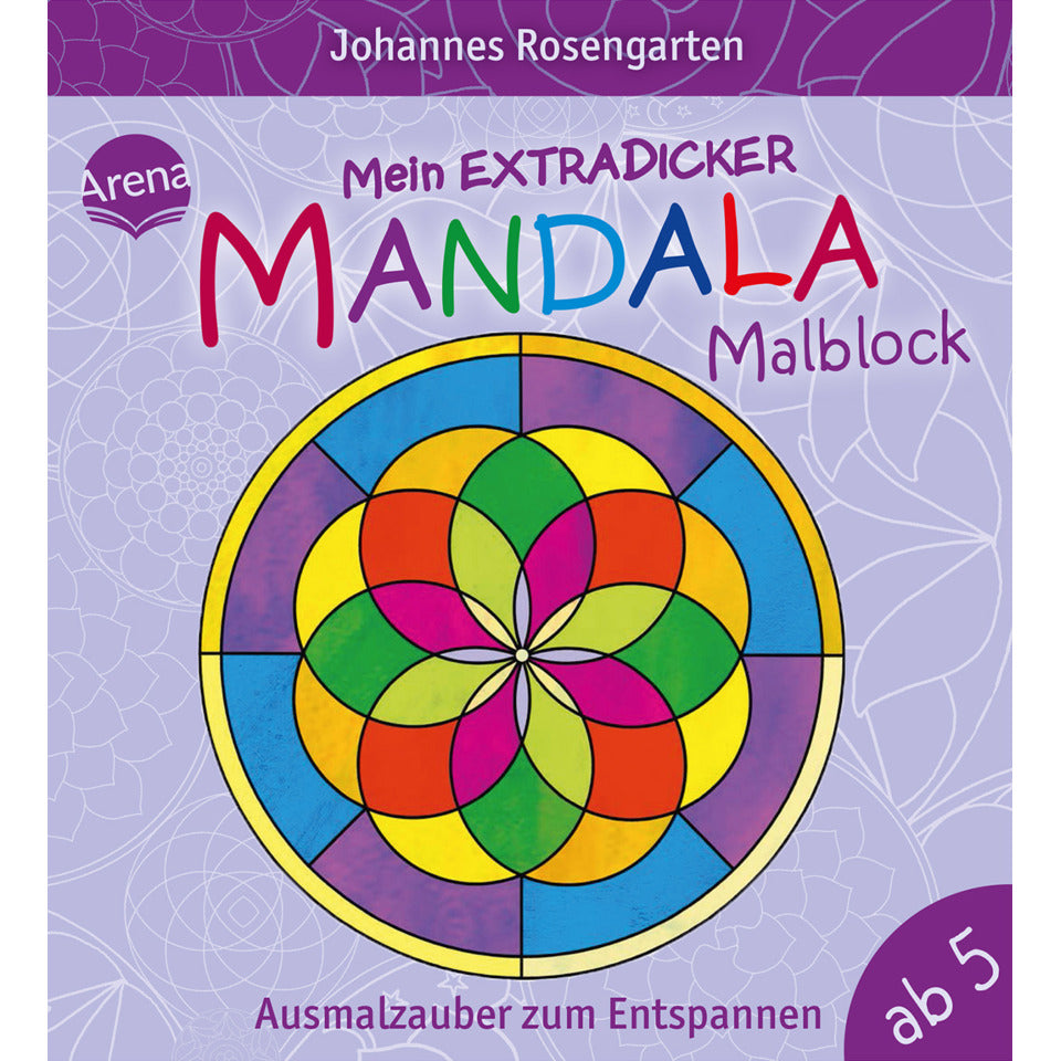 Malblock Mein extradicker Mandala-Malblock ARENA 17328-3