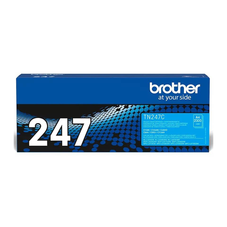 Lasertoner, 2.300 Seiten, cyan BROTHER TN247C