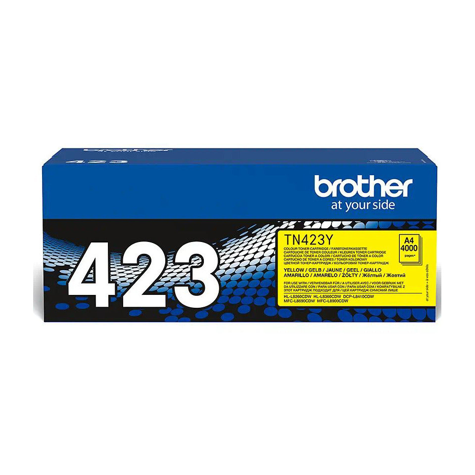 Lasertoner, 4.000 Seiten, yellow BROTHER TN423Y
