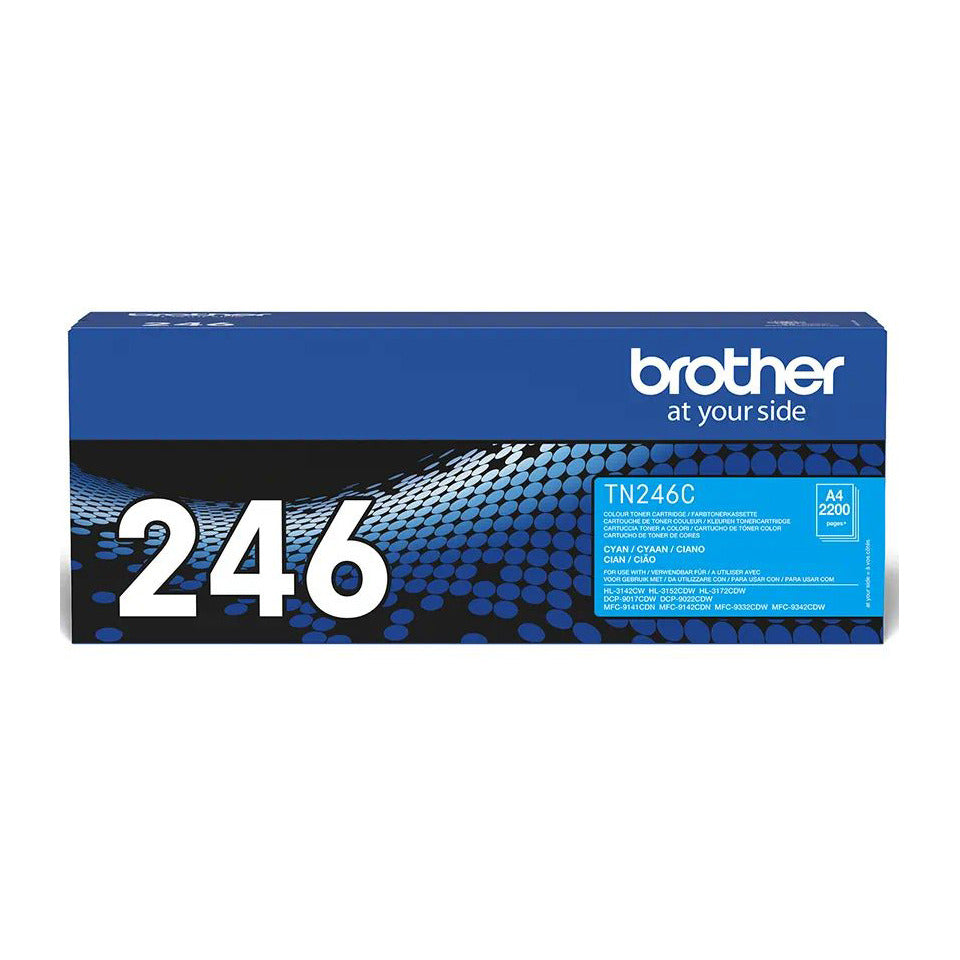 Lasertoner, 2.600 Seiten, cyan BROTHER TN246C