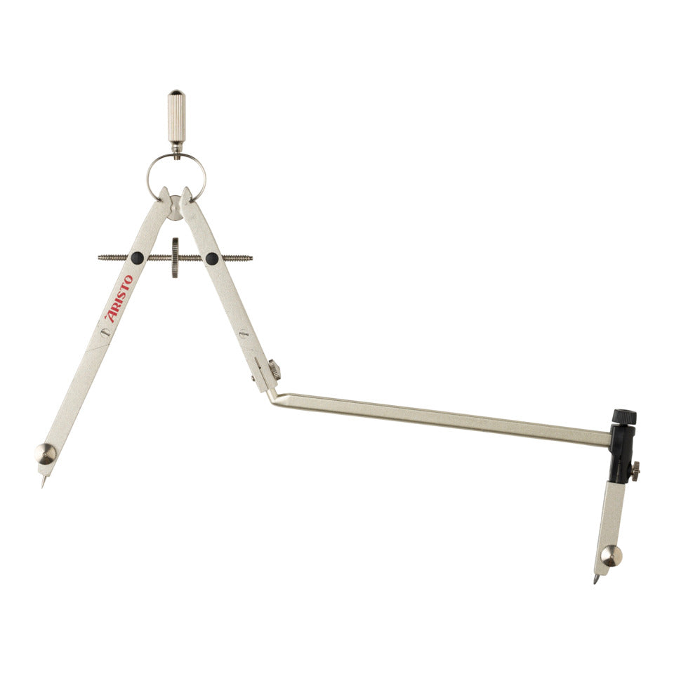 Teilzirkel aus Vollmetall 2 Gelenke Adapter, Verlängerunsstange, Minen ARISTO AR55429 ARISTO AR55429 m.Adapter