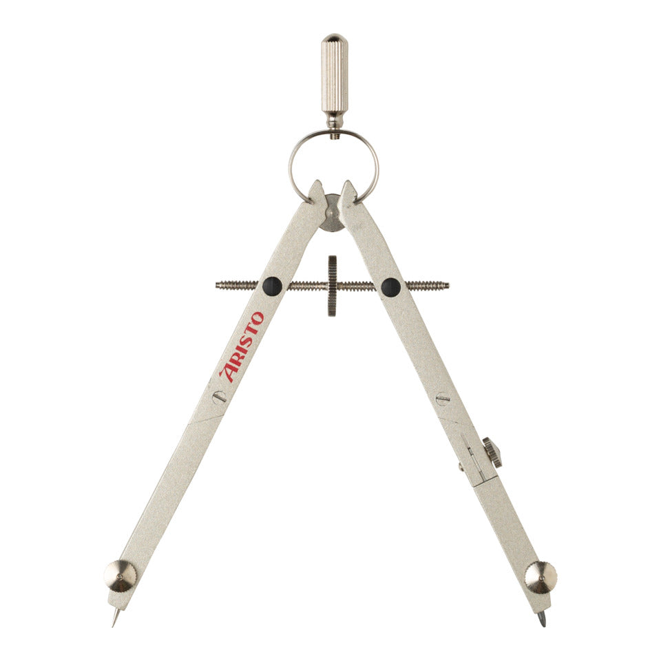Teilzirkel aus Vollmetall 2 Gelenke Adapter, Verlängerunsstange, Minen ARISTO AR55429 ARISTO AR55429 m.Adapter