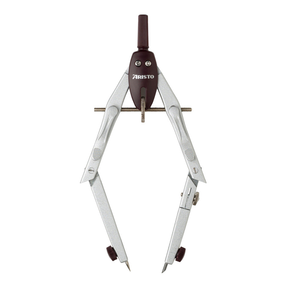 Schnellverstellzirkel Set College, FLP, Radierer, Minendose HB, Minen ARISTO AR80064 ARISTO AR80064 GZ Schul 1
