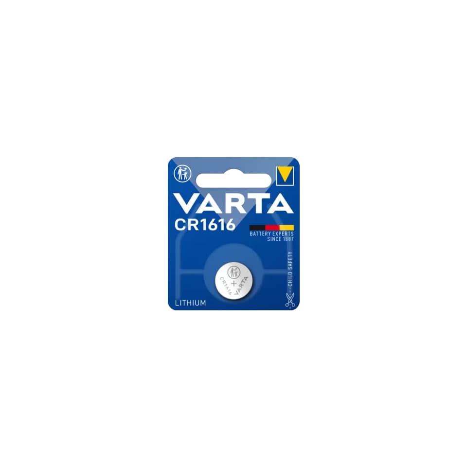 Knopfzellen-Batterie Lithium CR1616, 1 Stück VARTA 06616101401 VARTA 06616101401 Electronics