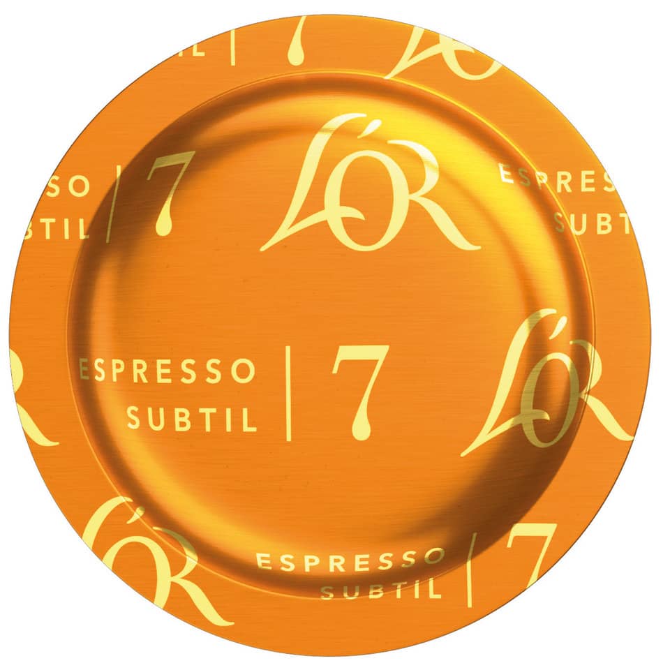 Kaffeekapseln L`OR DISCS Espresso Subtil Intensität 7, 50 Stück L'OR 4029936 L'OR 4029936 L`OR Intensität 7