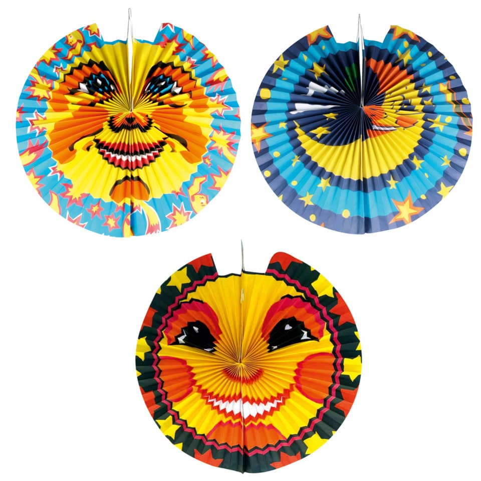 Lampion, Mond und Sonne, Ø 45 cm, 3 Motive, sortiert STYLEX 10850 STYLEX 10850 D45cm
