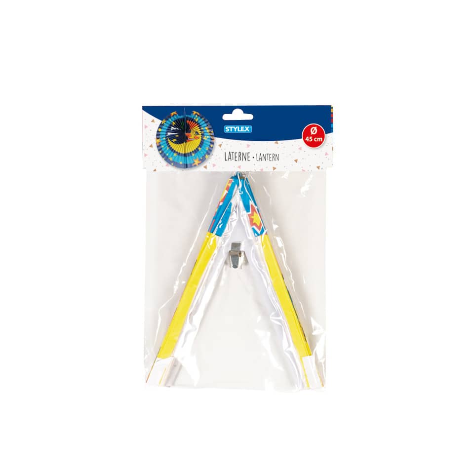 Lampion, Mond und Sonne, Ø 45 cm, 3 Motive, sortiert STYLEX 10850 STYLEX 10850 D45cm