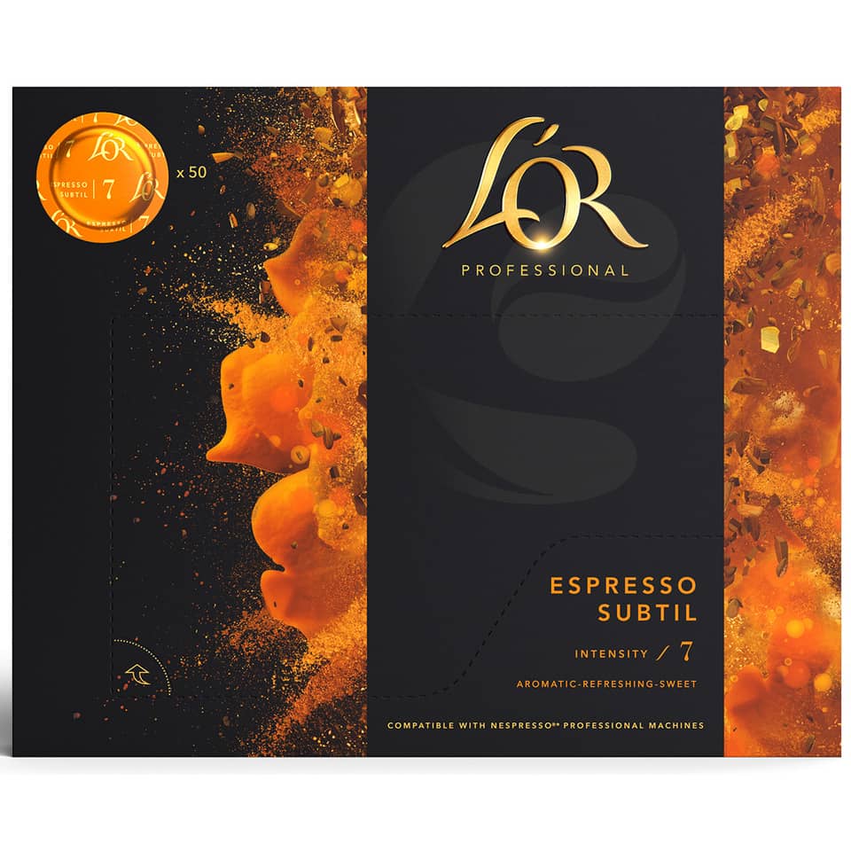 Kaffeekapseln L`OR DISCS Espresso Subtil Intensität 7, 50 Stück L'OR 4029936 L'OR 4029936 L`OR Intensität 7