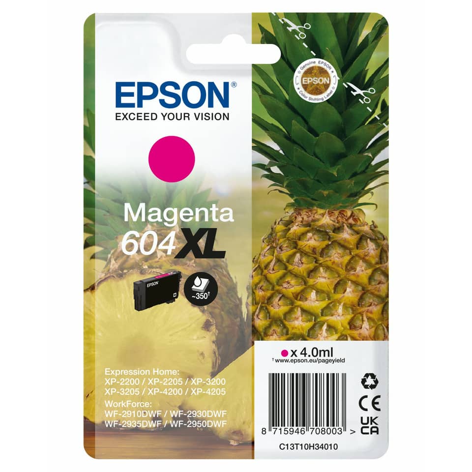 Inkjetpatrone Nr.604XL magenta EPSON C13T10H34010