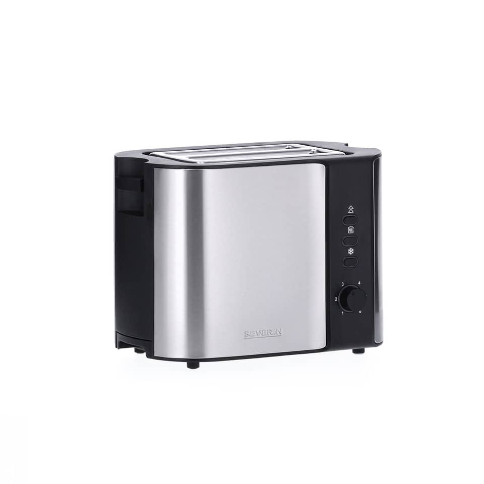 Toaster 2-Scheiben, edelstahl/schwarz SEVERIN AT 2589