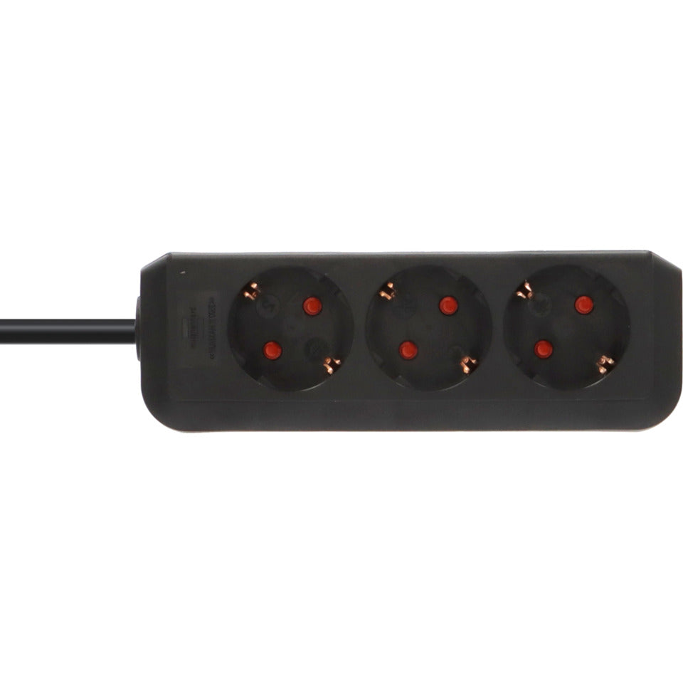 Eco-Line Steckdosenleiste 3-fach 1,5m schwarz BRENNENSTUHL 1158620015 BRENNENSTUHL 1158620015 1,5m