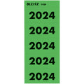 Inhaltsschildchen 2024, selbstklebend, 100 Stück, grün LEITZ 1424-00-55