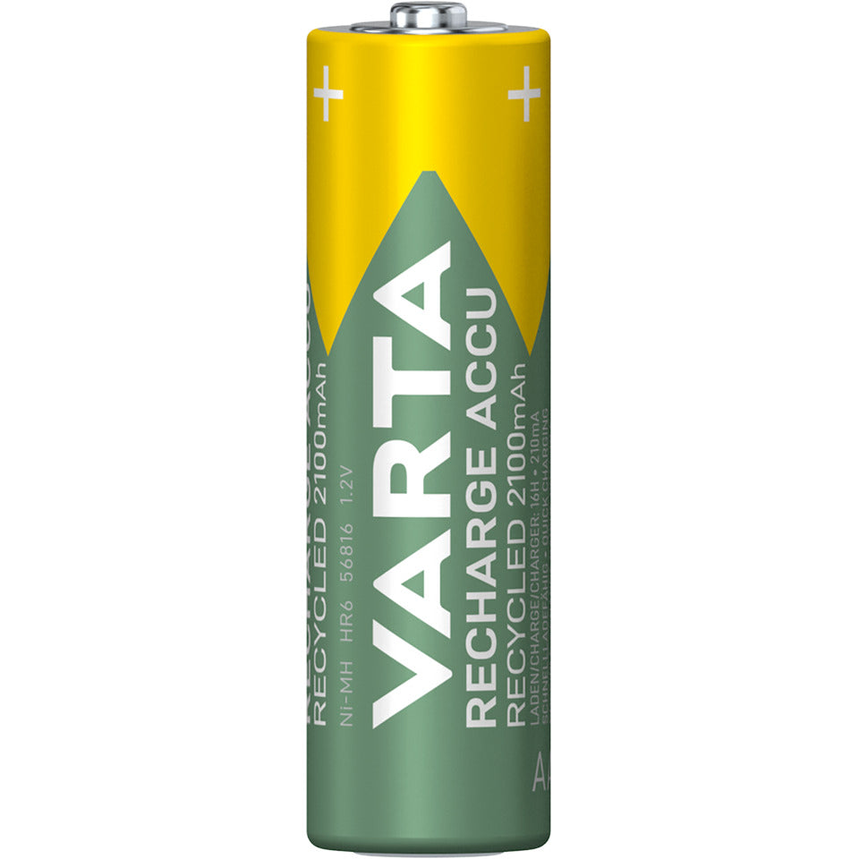 Batterie Akku Recycled, HR06/AA/Mignon, NiMH 2100 mAh, 2 Stück VARTA 56816 101 402 VARTA 56816 101 402 2100 mAh