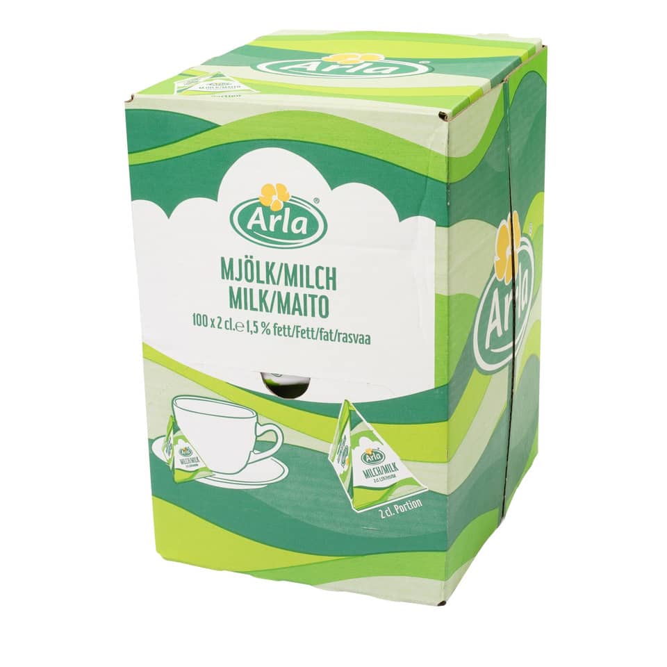 Haltbarmilch 1,5% 100x20ml Portion ARLA 70102028