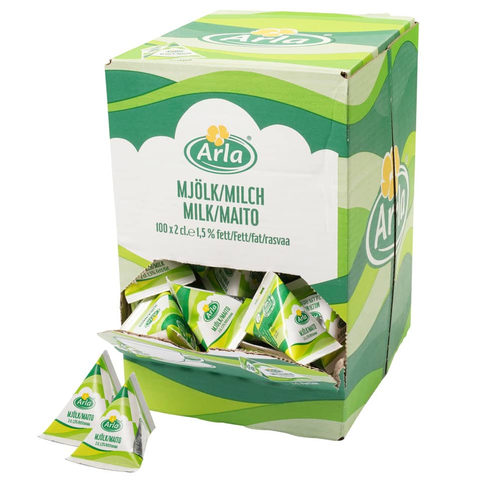 Haltbarmilch 1,5% 100x20ml Portion ARLA 70102028