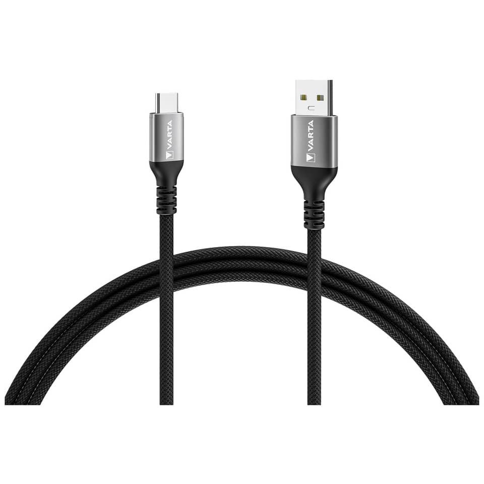 Speed Charge & Sync Kabel USB A auf USB Typ C schwarz VARTA 57935 101 111 VARTA 57935 101 111 2m Speed Charge&Sync