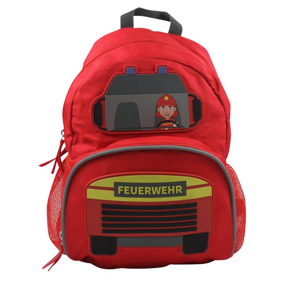 Kinderrucksack Feuerwehr 3D Motiv, 22 x 32 x 11 cm DONAU 7290842-91