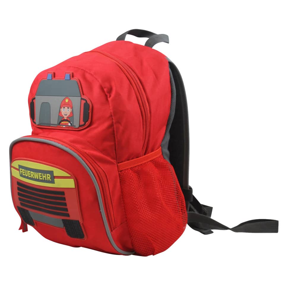 Kinderrucksack Feuerwehr 3D Motiv, 22 x 32 x 11 cm DONAU 7290842-91