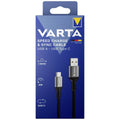 Speed Charge & Sync Kabel USB A auf USB Typ C schwarz VARTA 57935 101 111 VARTA 57935 101 111 2m Speed Charge&Sync