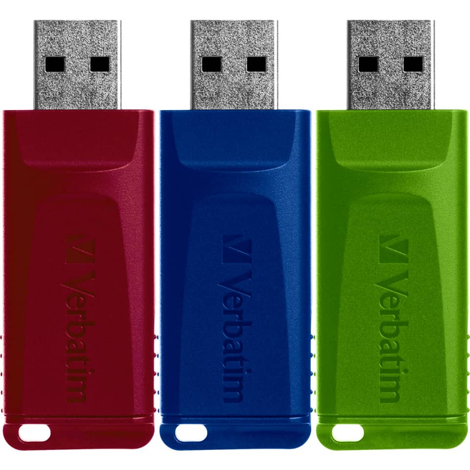 USB Stick 2.0, 16 GB, 3 Stück, sortiert VERBATIM 49326