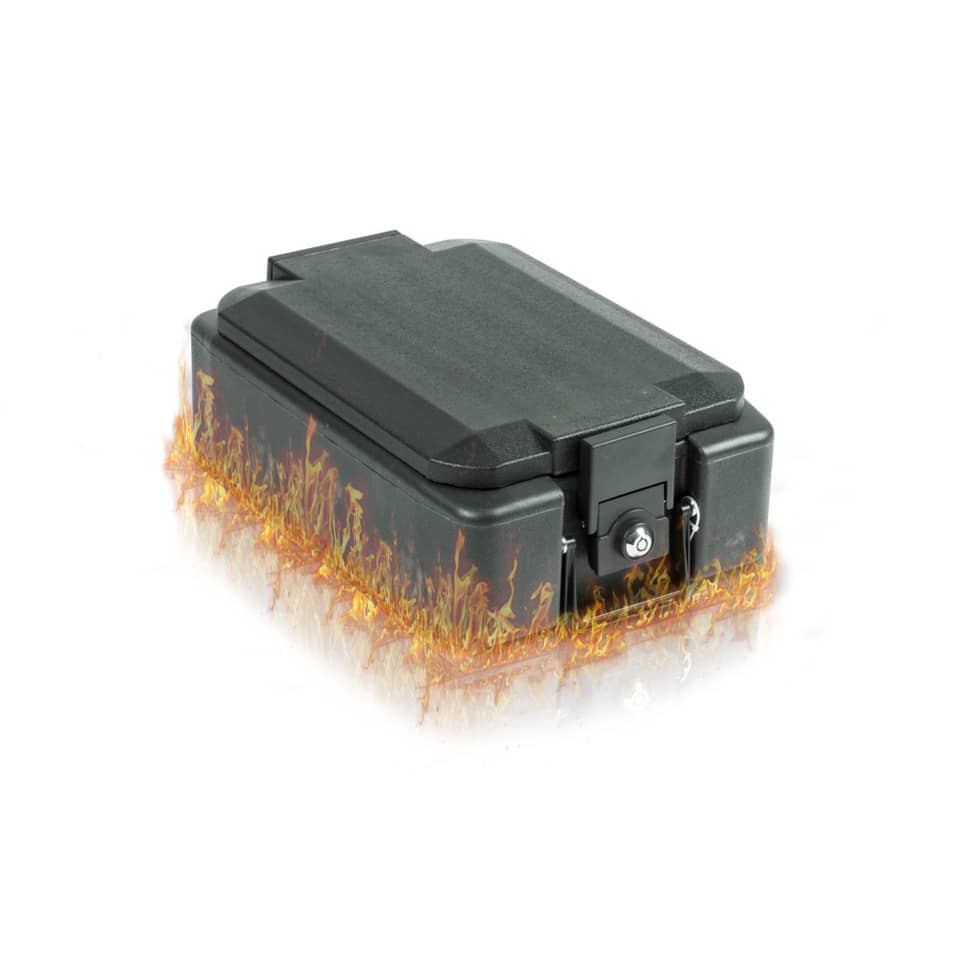 Feuerschutzkassette FirePortect, 280 x 155 x 410 mm, schwarz BURG-WÄCHTER FP 22 K