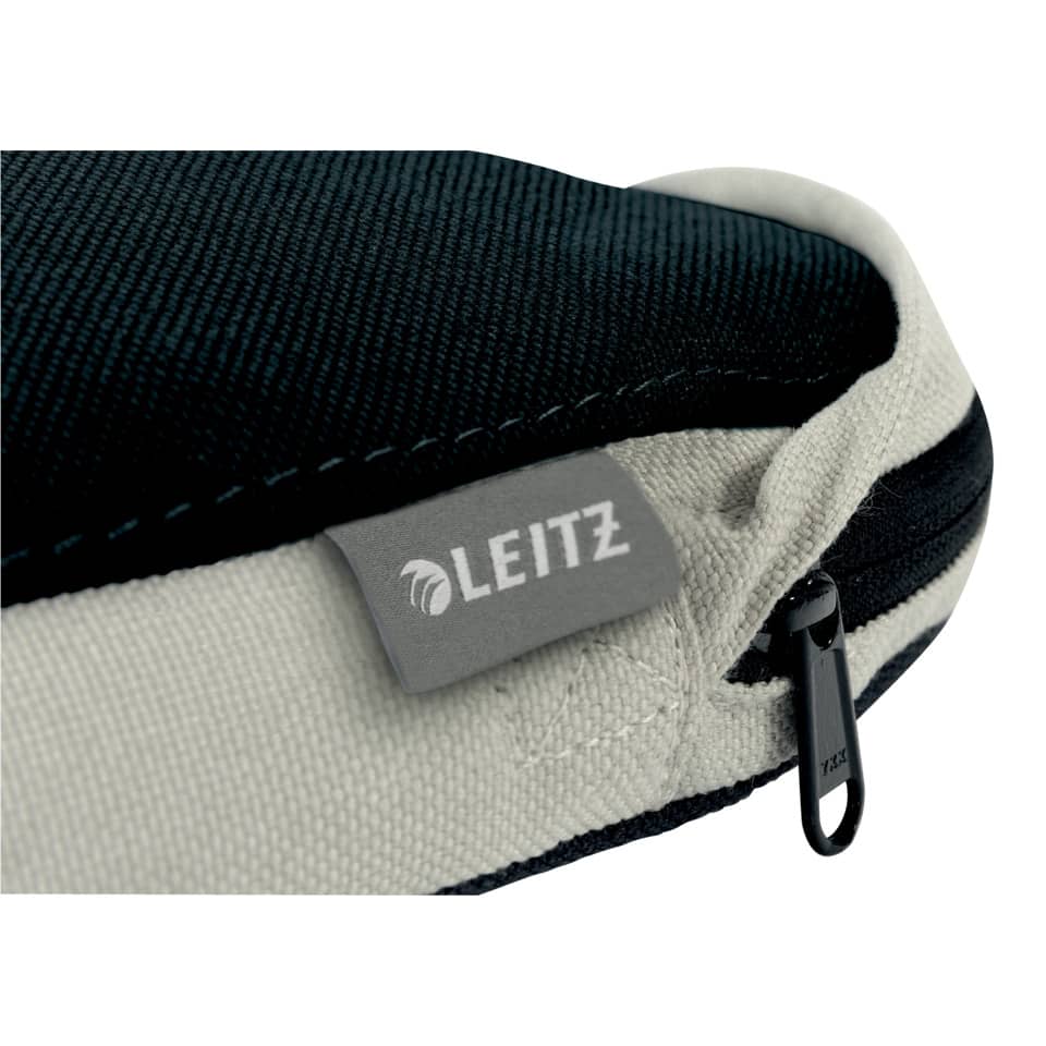 Sitzkissen Active Balance, aufblasbar, mit Stoffbezug, samtgrau LEITZ 6540-00-89