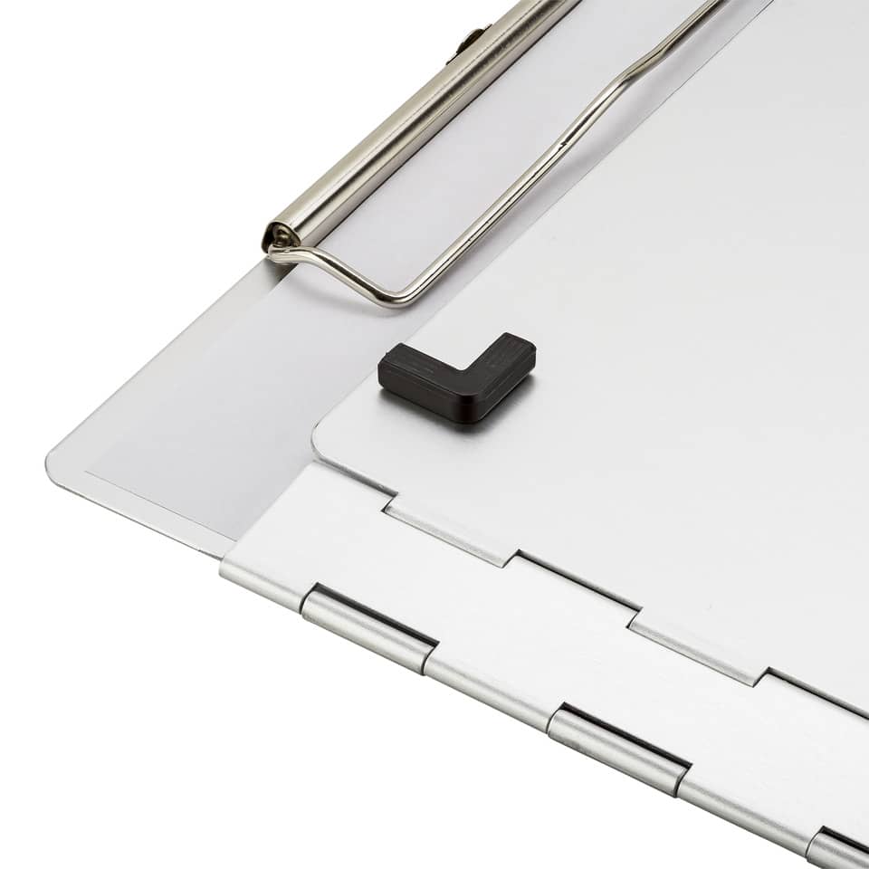 Klemmbrett mit Schutzklappe, Aluminium, silber LÄUFER 22017 LÄUFER 22017  Aluminium
