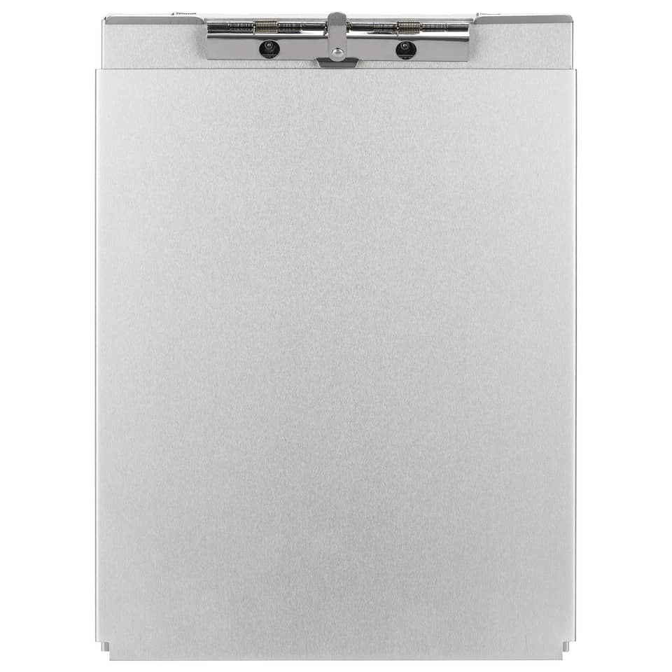 Klemmbrett Formularhalter A-Holder für DIN A4, Innenfach, Alu, silber LÄUFER 30018