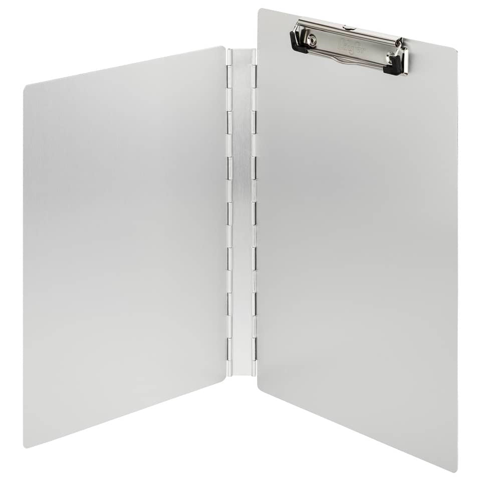 Klemmbrett mit Schutzklappe, Aluminium, silber LÄUFER 22017 LÄUFER 22017  Aluminium