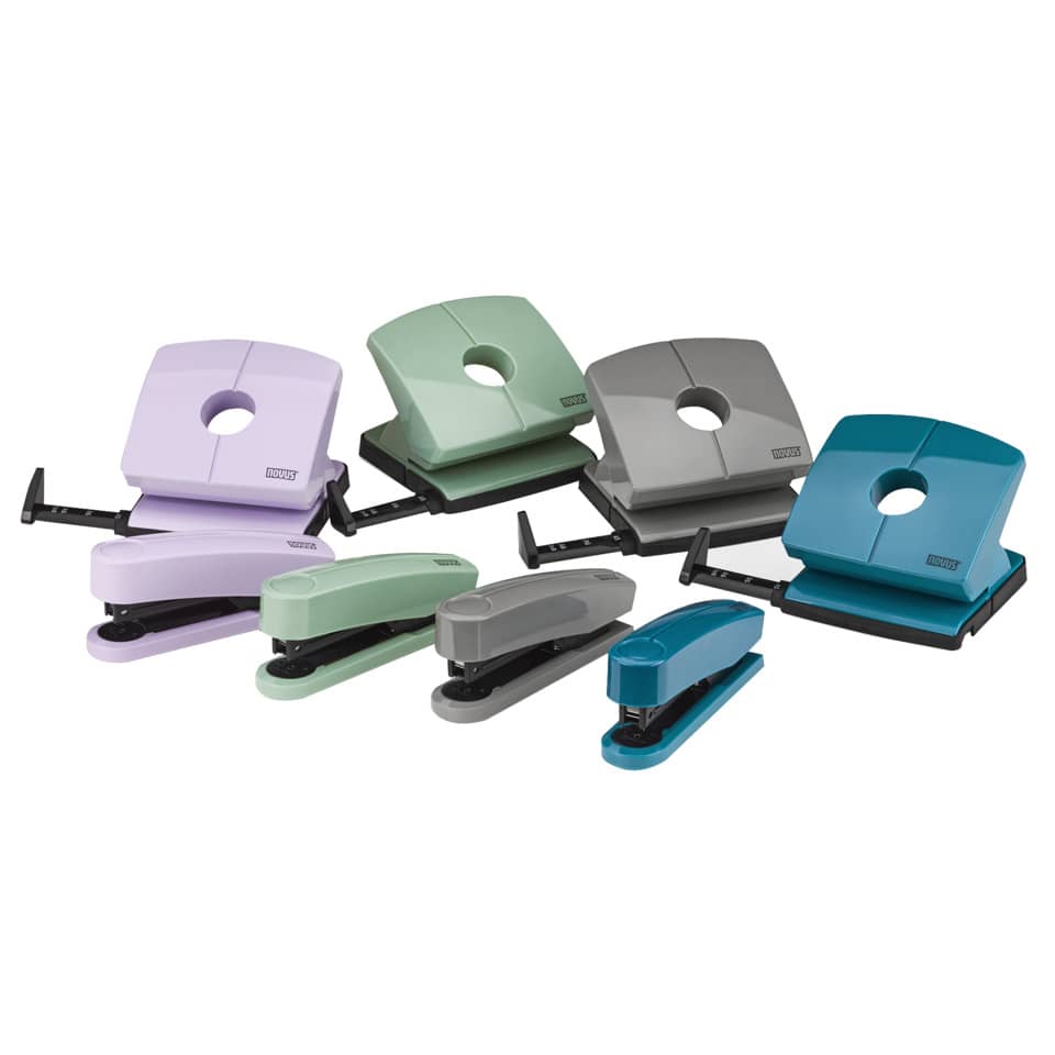 Locher B220 + Hefter B2, 20 Blatt, 10+10, sortiert NOVUS 60-B2/B220-CID