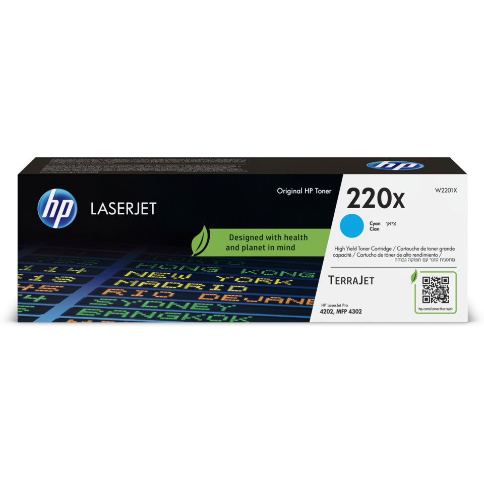 Lasertoner Nr.220X, 5.500 Seiten, cyan HP W2201X