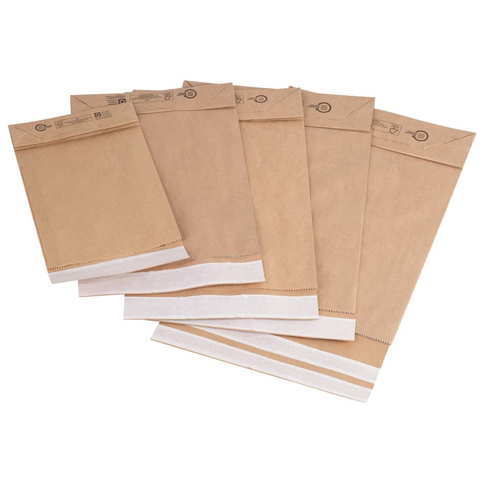 Faltentasche mit angeklebter Klappe und Fixverschluss, 260x70x410+50, braun FLEXIPAK 2FVMF000503 FLEXIPAK CLASSIC 2FVMF000503