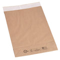 Faltentasche mit angeklebter Klappe und Fixverschluss, 260x70x410+50, braun FLEXIPAK 2FVMF000503 FLEXIPAK CLASSIC 2FVMF000503