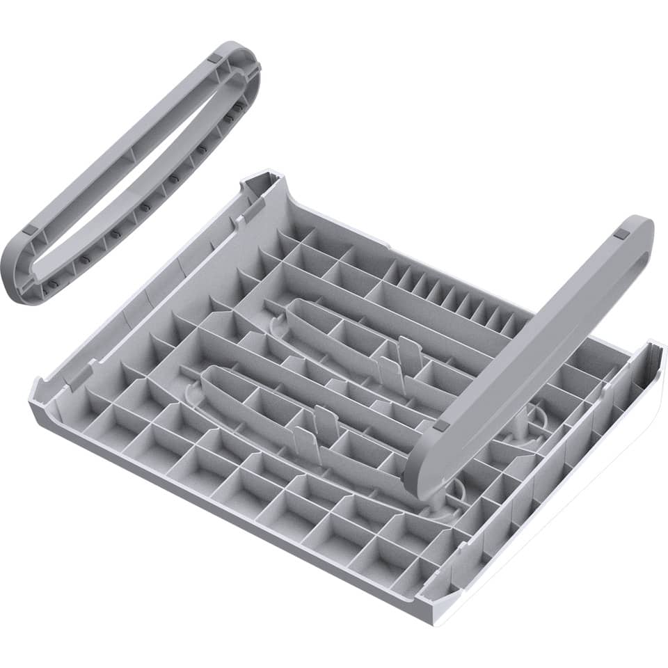 Fußstütze Breyta™, tragbar, weiß FELLOWES 100016563
