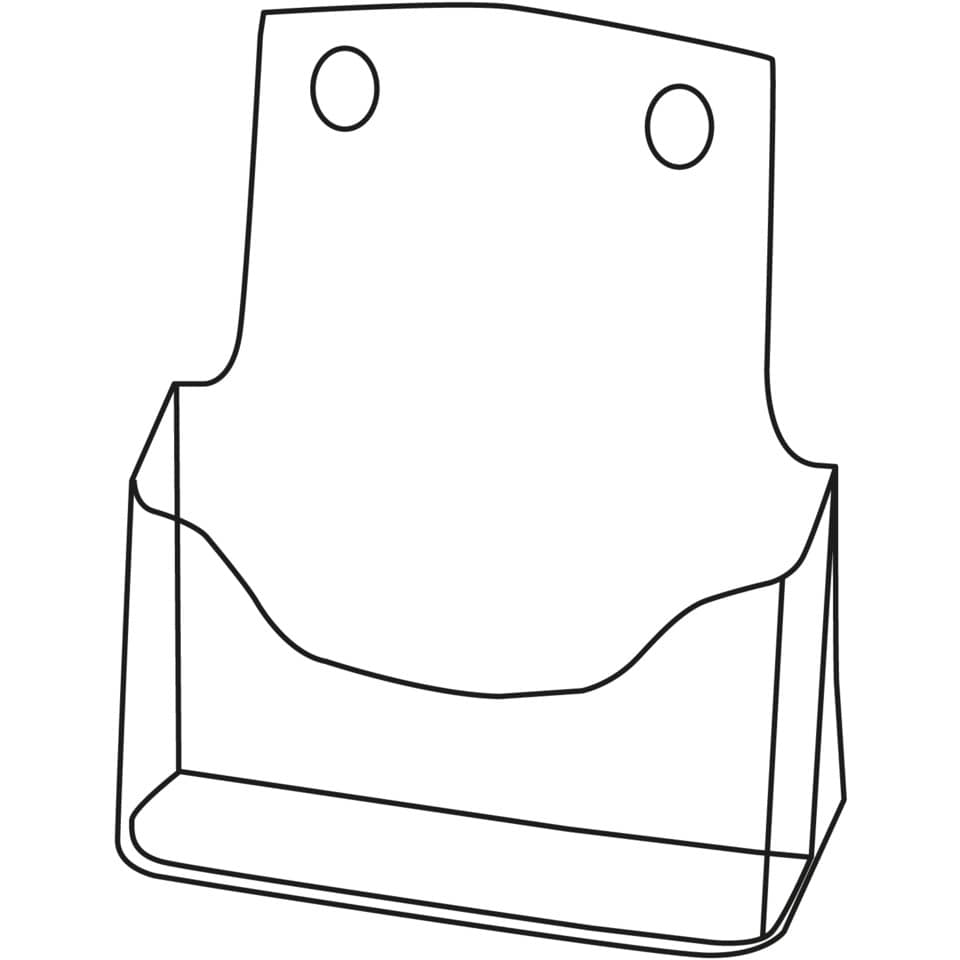 Tischprospekthalter Acryl, A5, 1 Fach, transparent SIGEL LH112 SIGEL LH112 Tisch Acryl