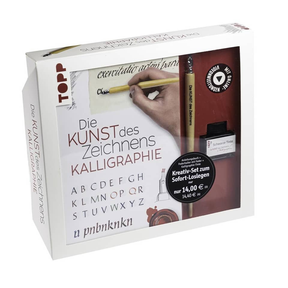 Kreativ-Set Kalligrafie Die Kunst des Zeichnens TOPP 4363 TOPP 4363 Die Kunst des Zeichnens