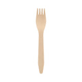 Holzgabel Pure, 16,5 cm, 100 Stück, braun PAPSTAR 84838