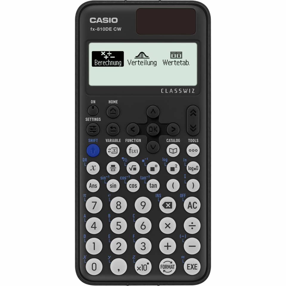 Schulrechner ClassWiz, schwarz CASIO FX-810DECW-W-ET
