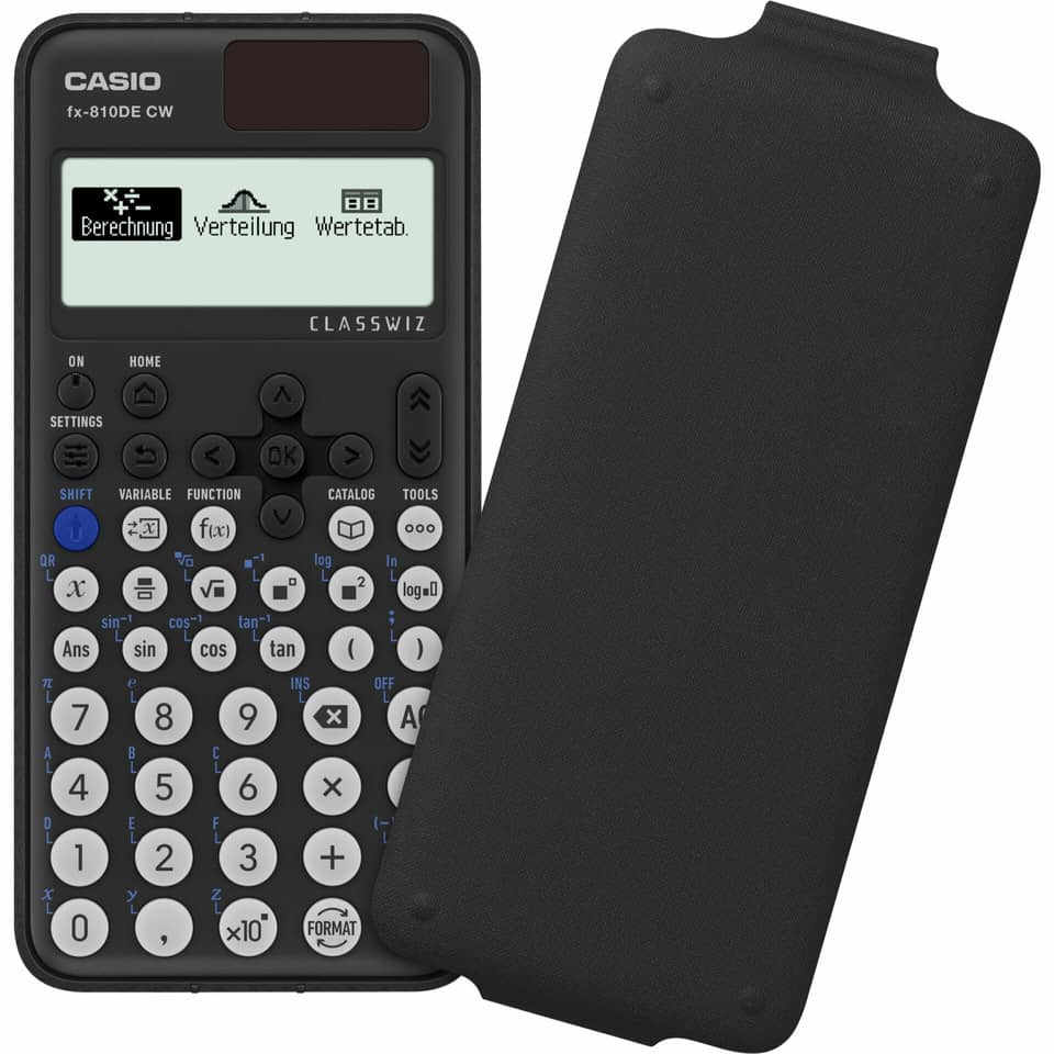 Schulrechner ClassWiz, schwarz CASIO FX-810DECW-W-ET