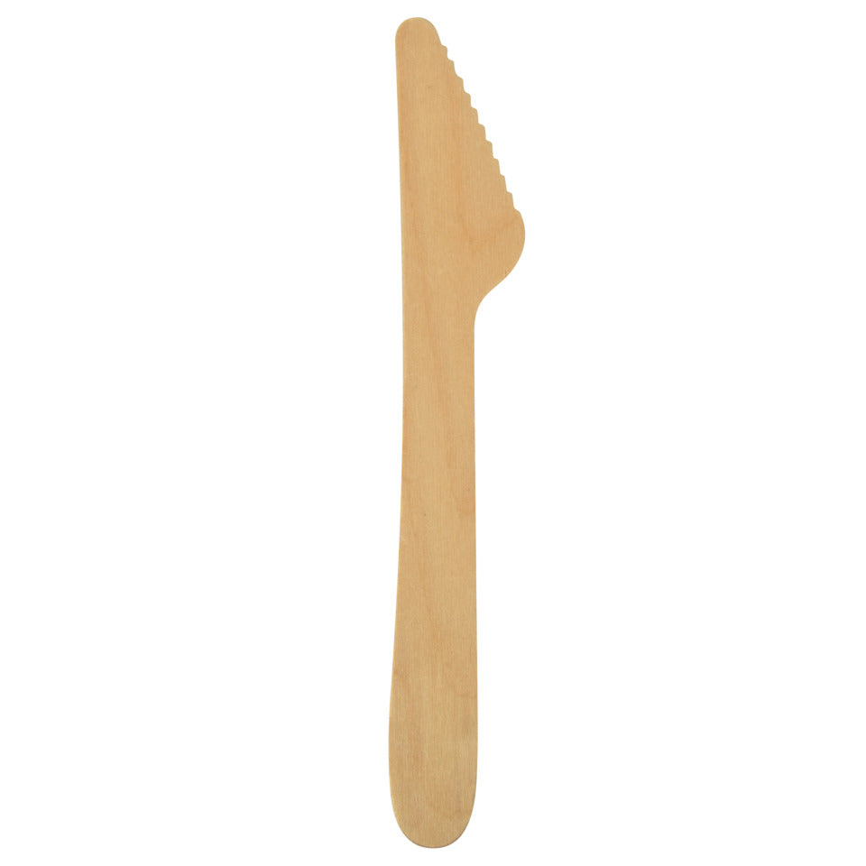 Holzmesser Pure, 16,5 cm, 100 Stück, braun PAPSTAR 84839