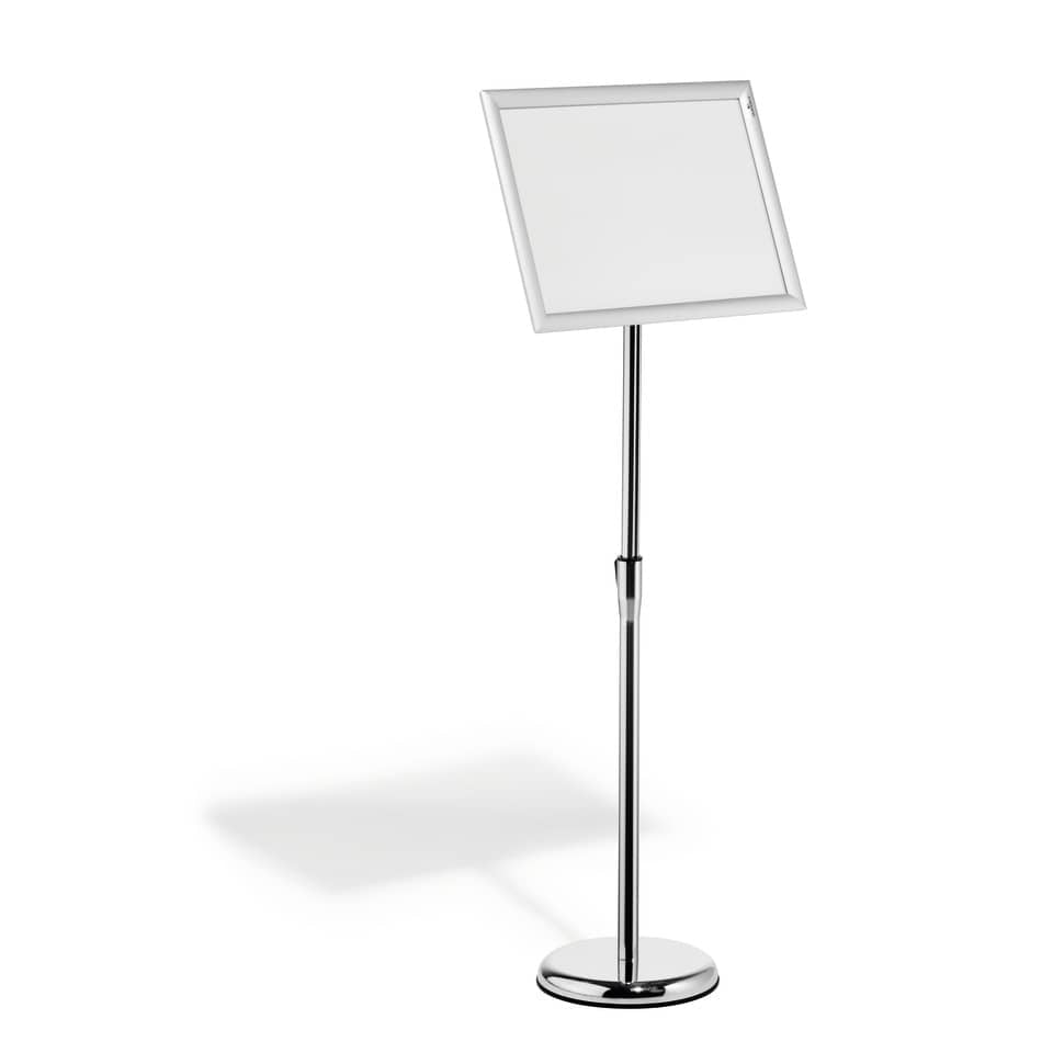 Info-Bodenständer mit Aluminium Klapprahmen A3, silber DURABLE 4799 23